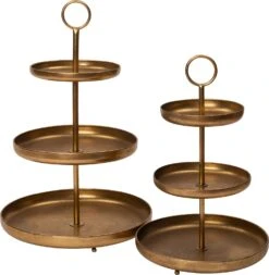 Intratuin Etagère Jorin Goud D 41 H 62 Cm -Lauraa Winkel 8720196191970 1