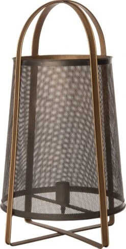 Intratuin Vloerlamp Gaya Zwart / Goud D 39,5 H 70 Cm