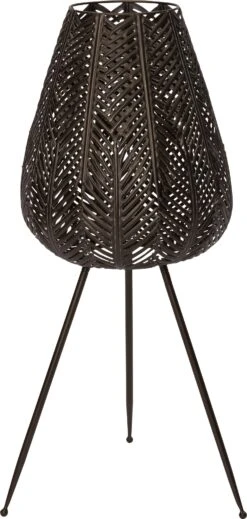 Intratuin Vloerlamp Gyan Zwart D 31,5 H 73 Cm