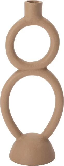 Intratuin Kandelaar Indy Bruin 11 X 8 X 27 Cm