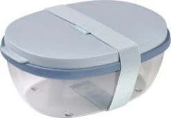 Mepal Saladbox Ellipse Grijs 17,5 X 9,5 X 25,5 Cm