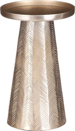 House Of Seasons Kandelaar Sofia Goud D 12 H 19,5 Cm