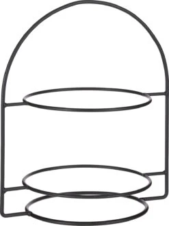 Mica Decorations Etagere Zwart 30 X 21 X 34 Cm