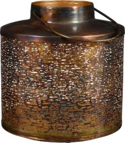 Mica Decorations Lantaarn Harmony Goud D 25 H 25,5 Cm