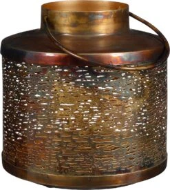 Mica Decorations Lantaarn Harmony Goud D 21 H 21,5 Cm