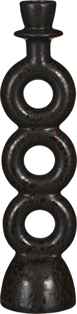 Mica Decorations Kandelaar Zwart D 8 H 32 Cm
