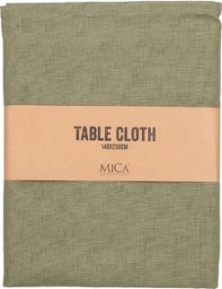 Mica Decorations Tafelkleed Villia Groen 250 X 140 Cm 5 Mica Decorations Tafelkleed Villia Groen 250 X 140 Cm -Lauraa Winkel 8720362172765 2