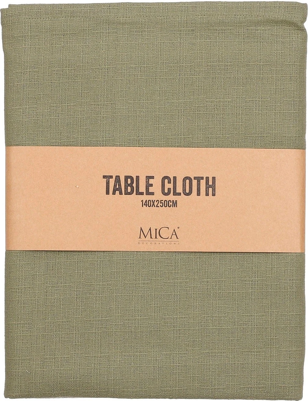 Mica Decorations Tafelkleed Villia Groen 250 X 140 Cm 4 Mica Decorations Tafelkleed Villia Groen 250 X 140 Cm - Image 2