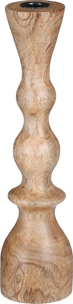 Mica Decorations Kandelaar Bruin D 7 H 30 Cm