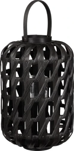 Mica Decorations Windlicht Helios Zwart D 31 H 49 Cm