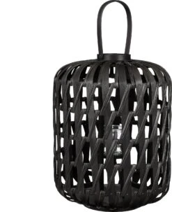 Mica Decorations Windlicht Helios Zwart D 42 H 55 Cm