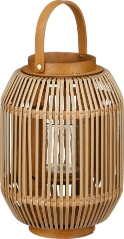 Mica Decorations Windlicht Havard Naturel D 23 H 33 Cm