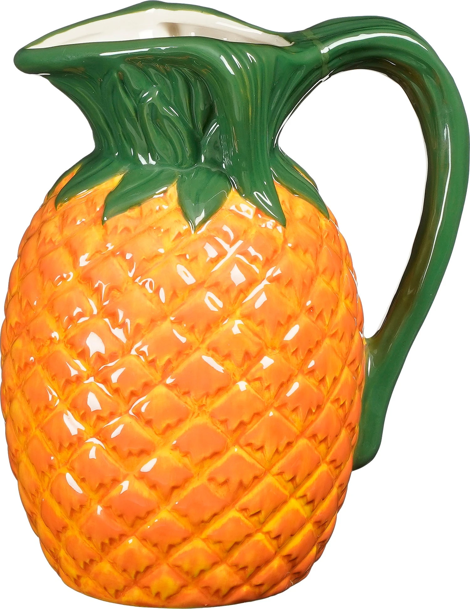 Mica Decorations Kan Ananas Oranje 17,5 X 14 X 22 Cm 3 Mica Decorations Kan Ananas Oranje 17,5 X 14 X 22 Cm