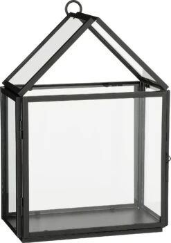 Mica Decorations Lantaarn Manna Zwart 25,5 X 14 X 37,5 Cm