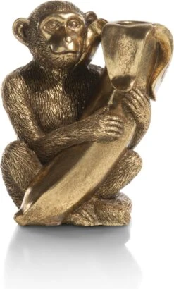 Coco Maison Kandelaar Banana Goud 13 X 10 X 15 Cm
