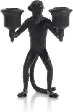 Coco Maison Kandelaar Baba Zwart 14 X 11 X 24 Cm