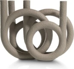 Coco Maison Kandelaar Bodin Taupe 38 X 15 X 30 Cm